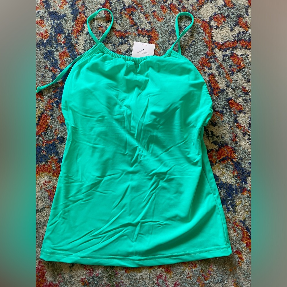 Lime ricki swim top